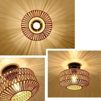 Lustre en Rotin Tissé - LUSTRINA