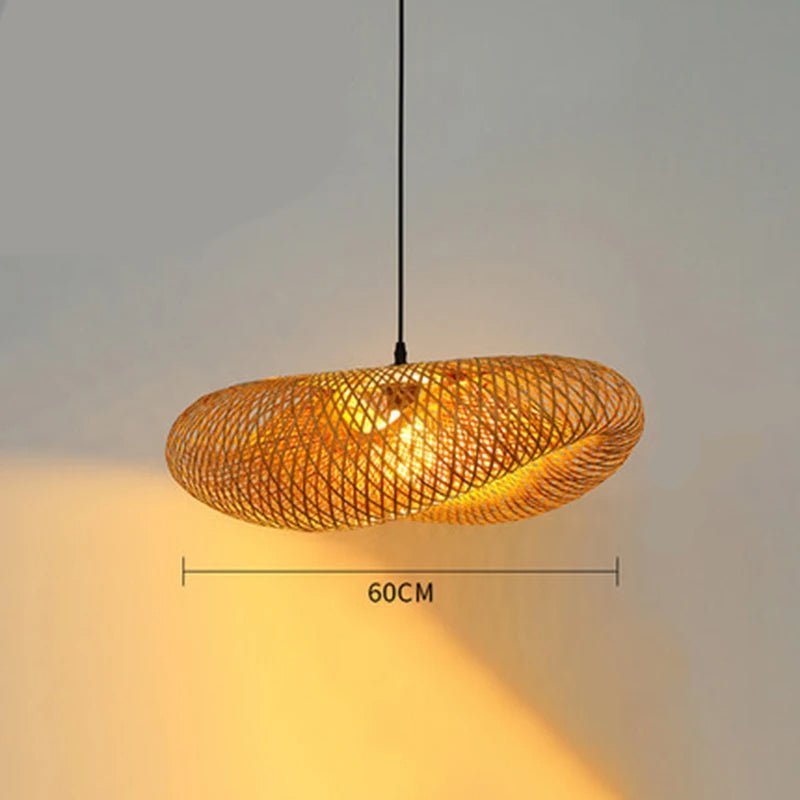Bambou Tissé ZK3Design | Lustre en bambou - LUSTRINA