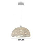 Chanvre Style Japonais | Lustre en corde de chanvre tissé à la main - LUSTRINA