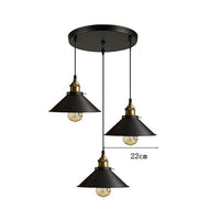 Charme Industriel | Lustre noir cuisine - LUSTRINA