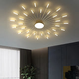 Plafonnier Etoilé | Luminaire LED Noir ou Doré en Aluminium et fer design - LUSTRINA
