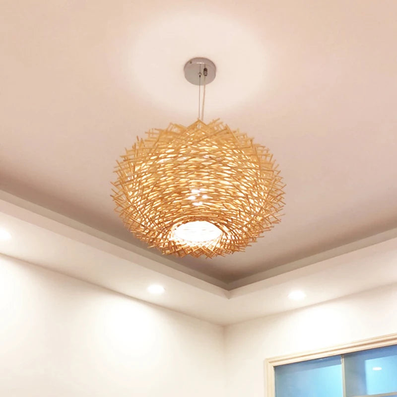 Lustre en Rotin - LUSTRINA