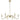 Chandelier Américain | Lustre salon doré ou noir - LUSTRINA