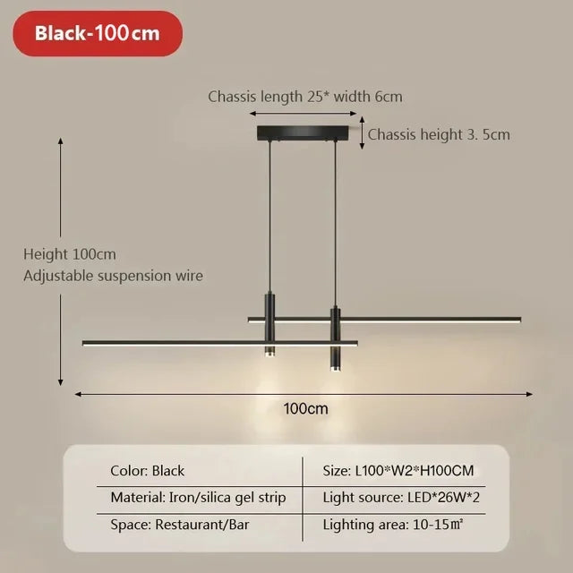 Lustre Culinaria | Lustre Design Led pour Cuisine, ambiance chaleureuse - LUSTRINA