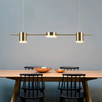 Lustre Minimaliste Moderne | Noir ou Doré disponible en plusieurs tailles - LUSTRINA