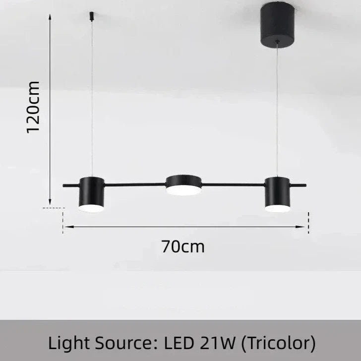 Lustre Minimaliste Moderne | Noir ou Doré disponible en plusieurs tailles - LUSTRINA