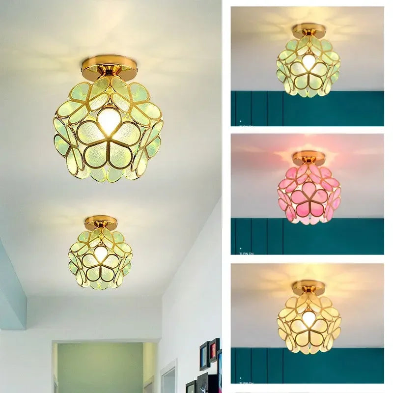 Flora Lumina | Luminaire en verre à forme de Fleurs - LUSTRINA
