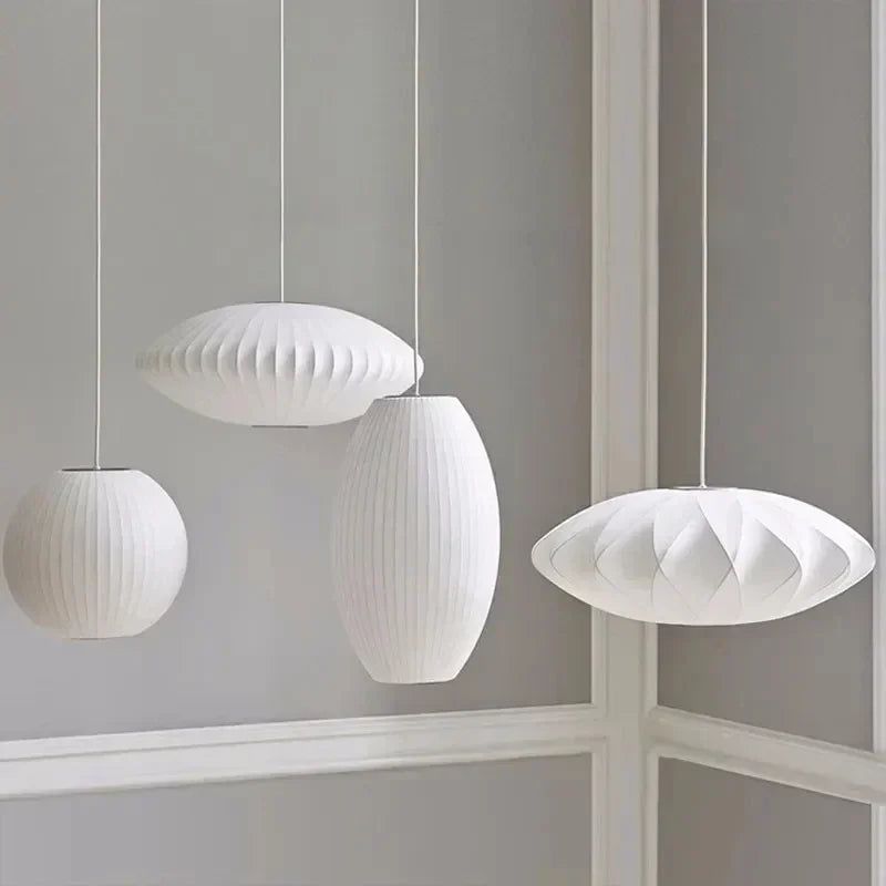 Lustre en Tissu Zenlight | Suspensio en Tissu, Design Japonais pour Une Ambiance Apaisante - LUSTRINA