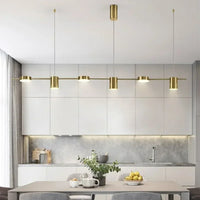 Lustre Minimaliste Moderne | Noir ou Doré disponible en plusieurs tailles - LUSTRINA