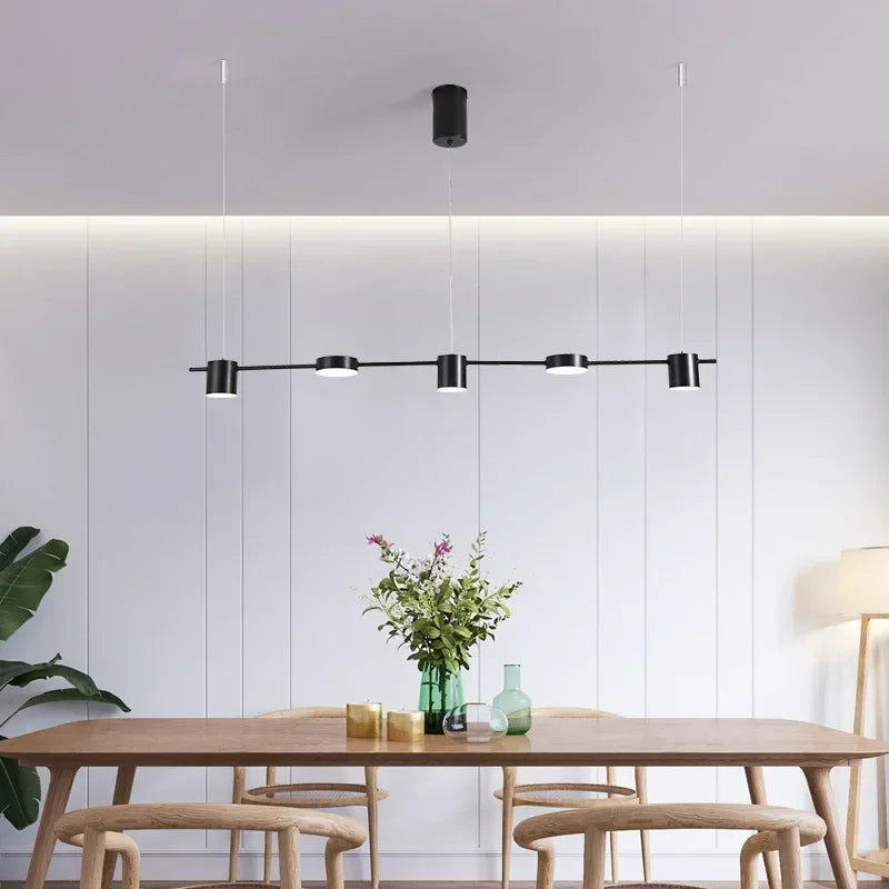 Lustre Minimaliste Moderne | Noir ou Doré disponible en plusieurs tailles - LUSTRINA