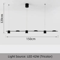 Lustre Minimaliste Moderne | Noir ou Doré disponible en plusieurs tailles - LUSTRINA