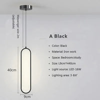 Harmonie Lumineuse | Suspension LED Moderne en Or ou Noir - LUSTRINA
