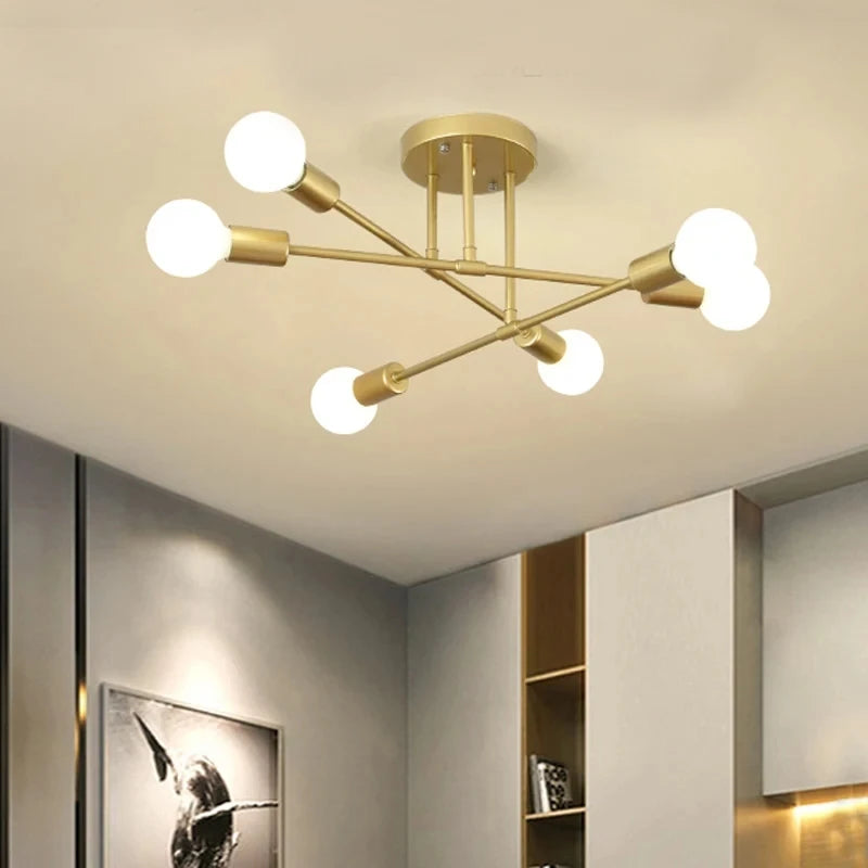 Minimaliste light | Luminaire pour Salon et Chambre, Éclairage Idéal pour Espaces de 10 à 15m² - LUSTRINA