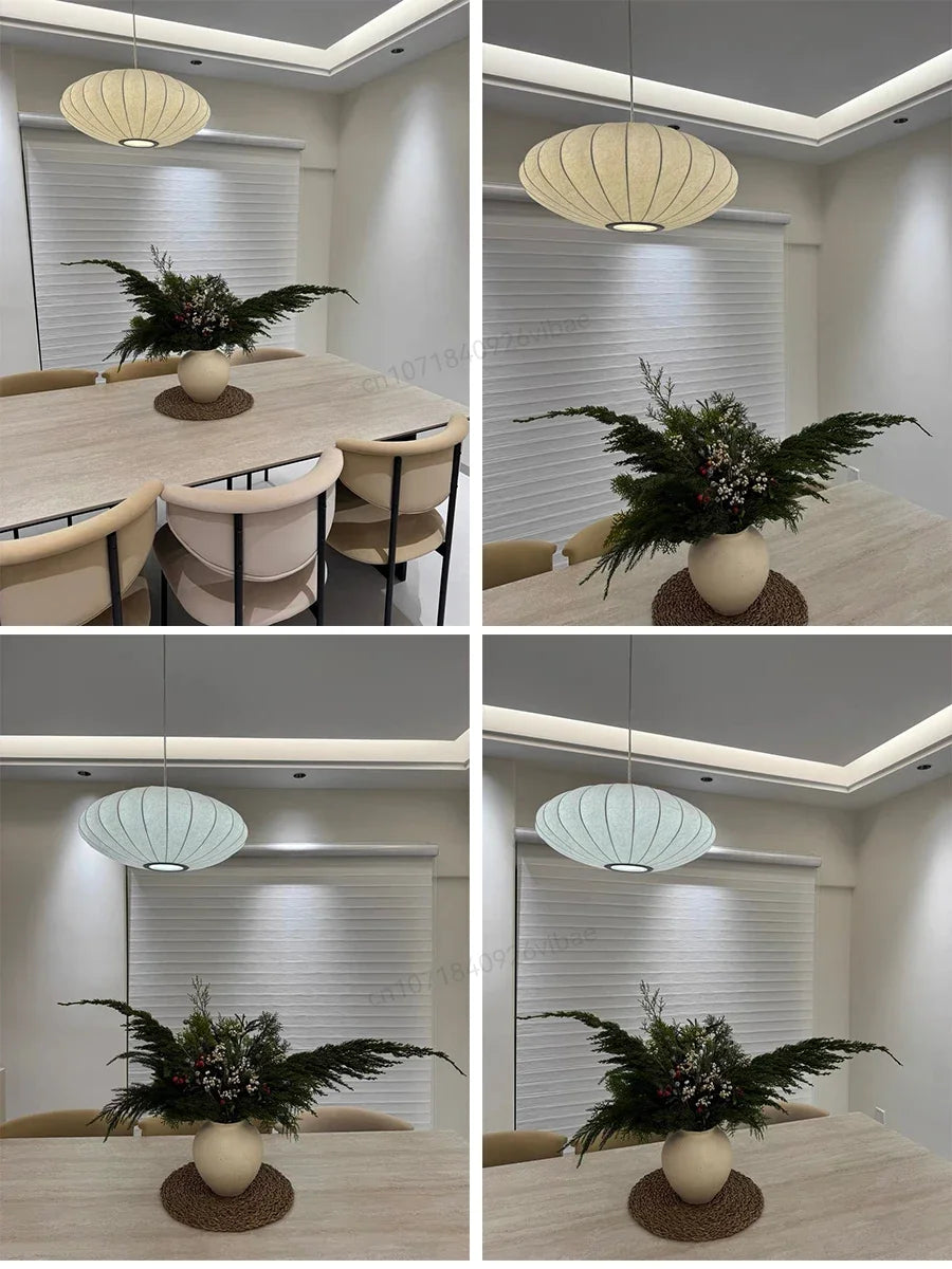 Lustre en Tissu Zenlight | Suspensio en Tissu, Design Japonais pour Une Ambiance Apaisante - LUSTRINA