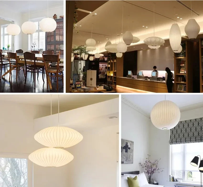 Lustre en Tissu Zenlight | Suspensio en Tissu, Design Japonais pour Une Ambiance Apaisante - LUSTRINA