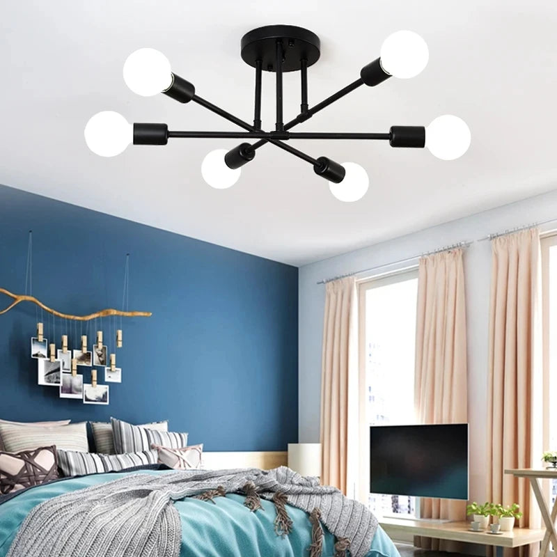 Minimaliste light | Luminaire pour Salon et Chambre, Éclairage Idéal pour Espaces de 10 à 15m² - LUSTRINA