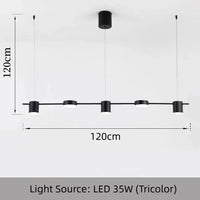 Lustre Minimaliste Moderne | Noir ou Doré disponible en plusieurs tailles - LUSTRINA