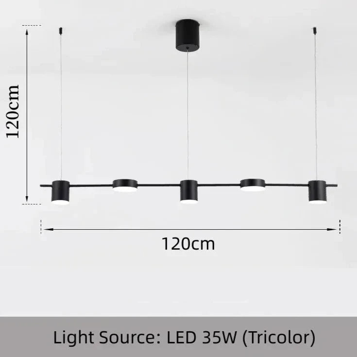 Lustre Minimaliste Moderne | Noir ou Doré disponible en plusieurs tailles - LUSTRINA