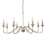 Chandelier Américain | Lustre salon doré ou noir - LUSTRINA