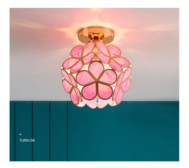 Flora Lumina | Luminaire en verre à forme de Fleurs - LUSTRINA