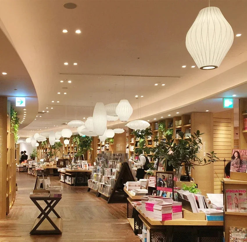 Lustre en Tissu Zenlight | Suspensio en Tissu, Design Japonais pour Une Ambiance Apaisante - LUSTRINA