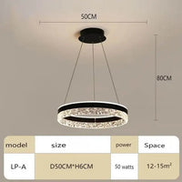 Charmes de Cristal | Lustre doré ou lustre noir tendance - LUSTRINA