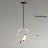 Oiseau d'Ébène | Suspension LED en Aluminium prestige pour Décoration Élégante - LUSTRINA