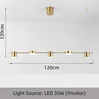 Lustre Minimaliste Moderne | Noir ou Doré disponible en plusieurs tailles - LUSTRINA