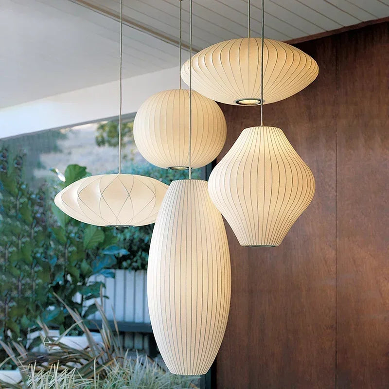 Lustre en Tissu Zenlight | Suspensio en Tissu, Design Japonais pour Une Ambiance Apaisante - LUSTRINA