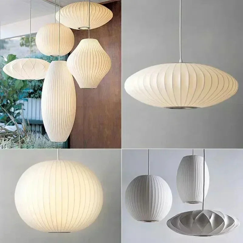 Lustre en Tissu Zenlight | Suspensio en Tissu, Design Japonais pour Une Ambiance Apaisante - LUSTRINA