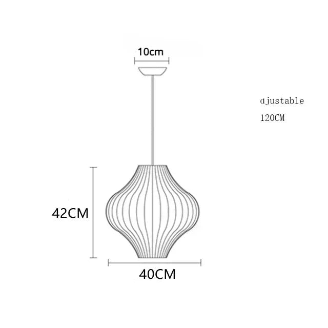 Lustre en Tissu Zenlight | Suspensio en Tissu, Design Japonais pour Une Ambiance Apaisante - LUSTRINA