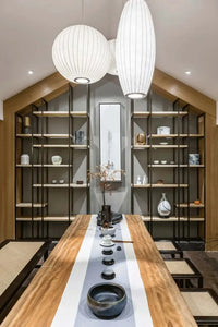 Lustre en Tissu Zenlight | Suspensio en Tissu, Design Japonais pour Une Ambiance Apaisante - LUSTRINA