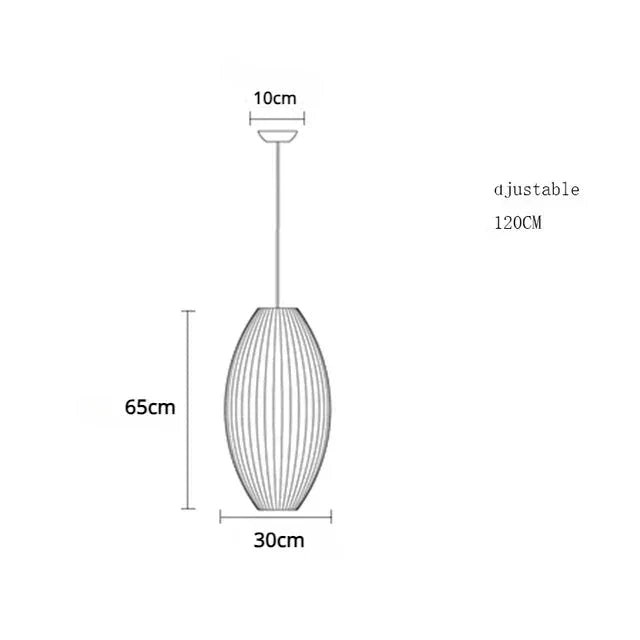 Lustre en Tissu Zenlight | Suspensio en Tissu, Design Japonais pour Une Ambiance Apaisante - LUSTRINA