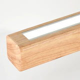 Lustre Horizon Épuré en Bois | Luminaire contemporain en Bois, Éclairage LED Ajustable pour Salon et Cuisine - LUSTRINA