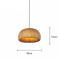 Bambou Tissé ZK3Design | Lustre en bambou - LUSTRINA
