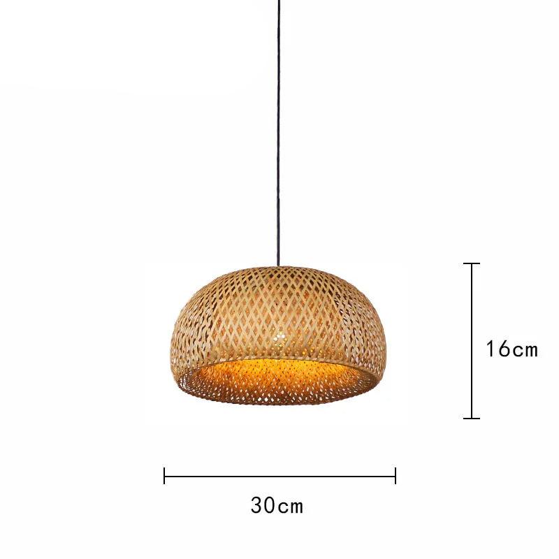 Bambou Tissé ZK3Design | Lustre en bambou - LUSTRINA