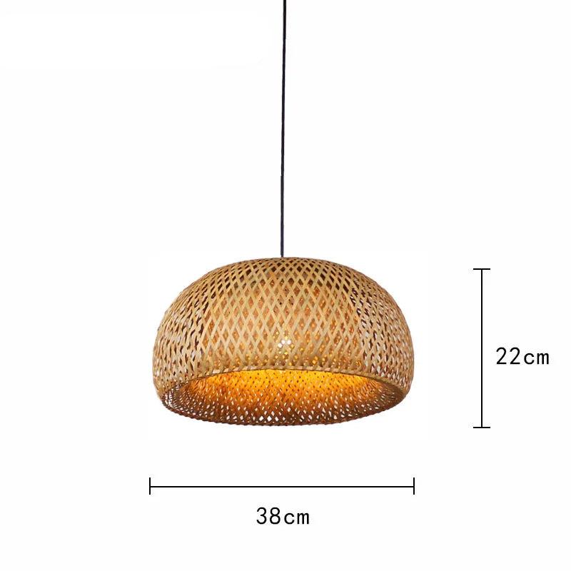Bambou Tissé ZK3Design | Lustre en bambou - LUSTRINA