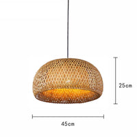 Bambou Tissé ZK3Design | Lustre en bambou - LUSTRINA