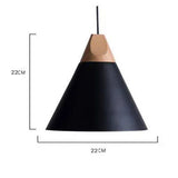 Luminaire Soleil de Bois Arc-en-Ciel | Abat-jours en aluminium et corps en bois naturel - LUSTRINA