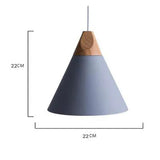 Luminaire Soleil de Bois Arc-en-Ciel | Abat-jours en aluminium et corps en bois naturel - LUSTRINA