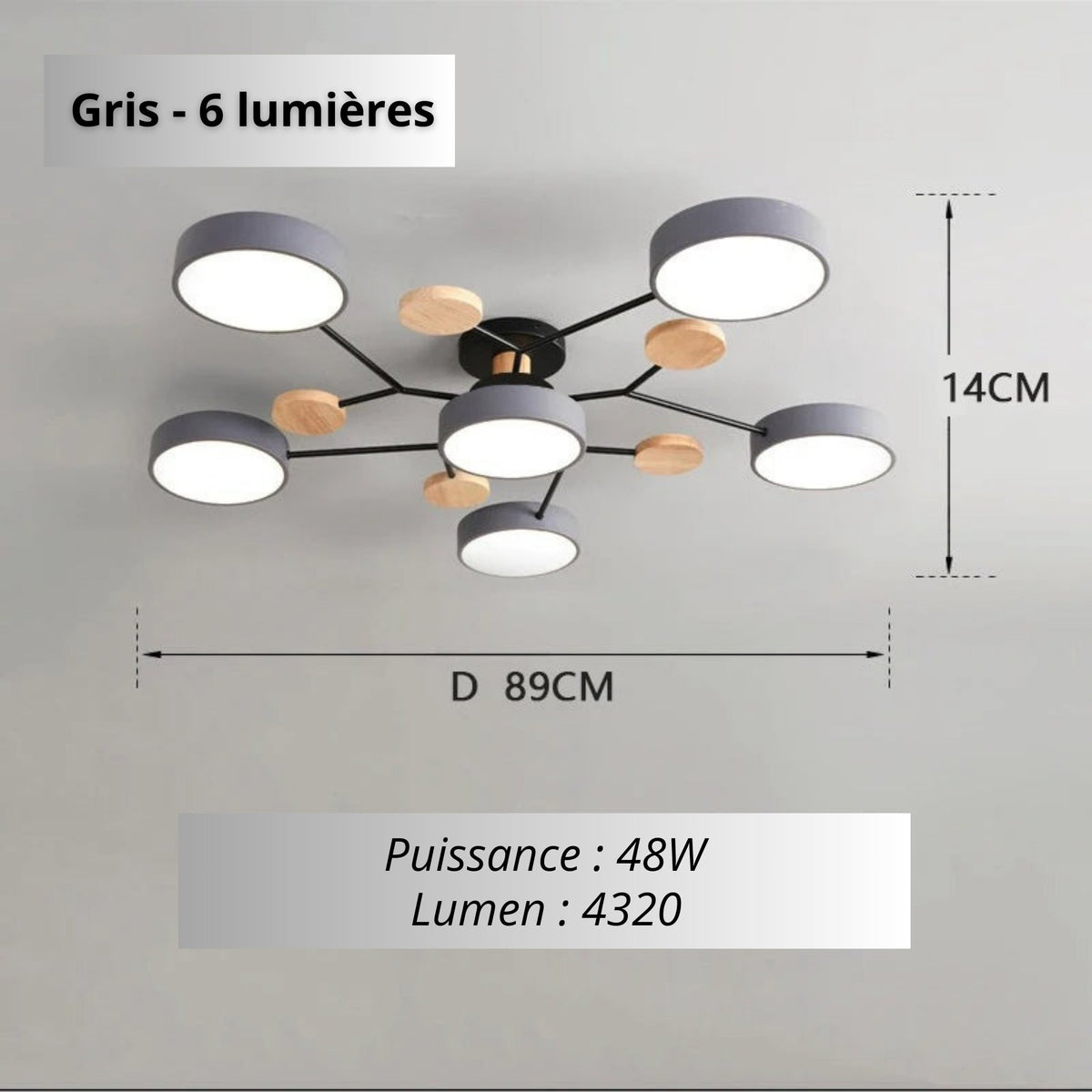 Lumina Glow | Plafonnier LED Moderne en Aluminium - LUSTRINA