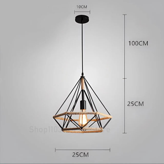 Vintage Workshop | Lustre tendance en Acier Inoxydable - LUSTRINA