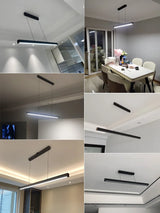 Lustre Célesta | Lustre cuisine moderne avec lumière variable et style élégant - LUSTRINA