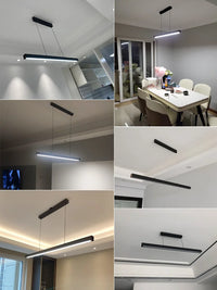 Lustre Célesta | Lustre cuisine moderne avec lumière variable et style élégant - LUSTRINA