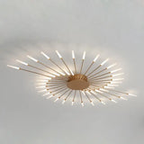 Plafonnier Etoilé | Luminaire LED Noir ou Doré en Aluminium et fer design - LUSTRINA