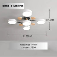 Lumina Glow | Plafonnier LED Moderne en Aluminium - LUSTRINA