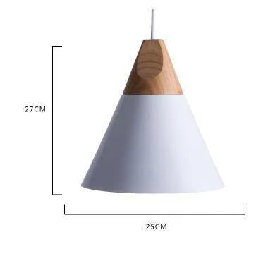 Luminaire Soleil de Bois Arc-en-Ciel | Abat-jours en aluminium et corps en bois naturel - LUSTRINA